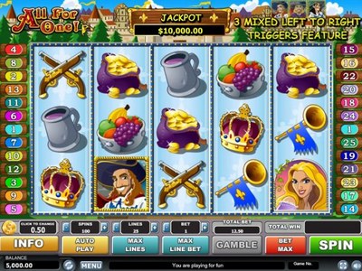 Игровой автомат All For One от Habanero